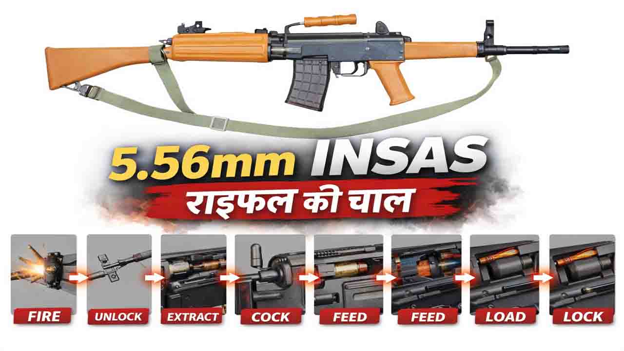 5.56mm INSAS राइफल की चाल